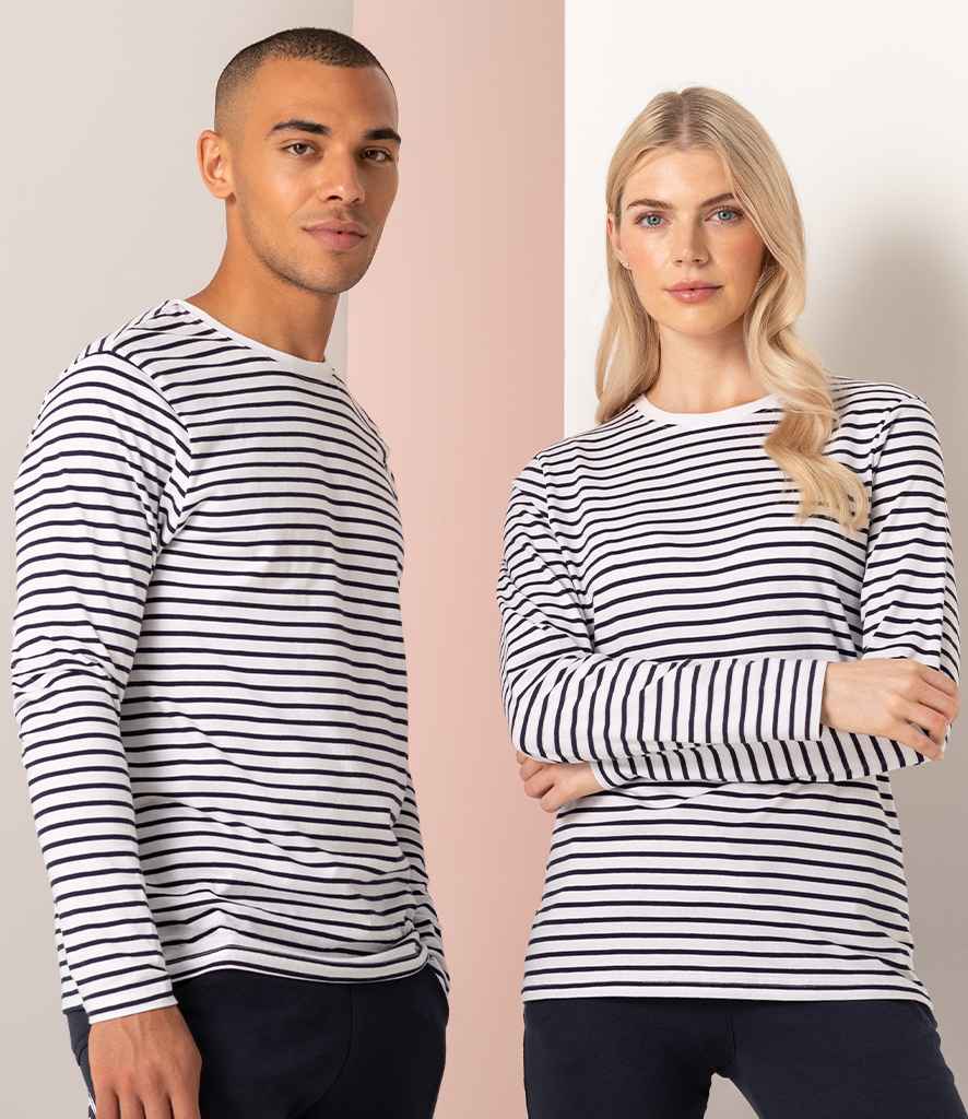 SF Unisex Long Sleeve Striped T-Shirt