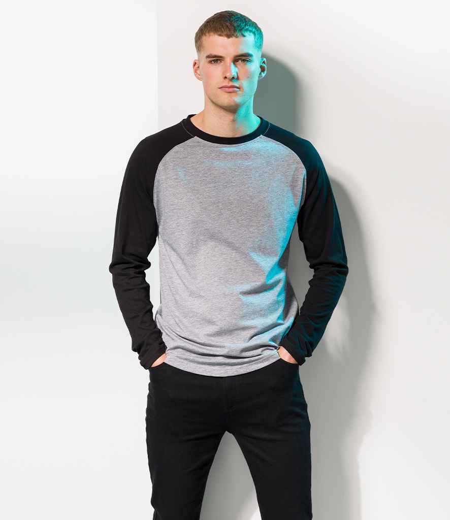 SF Men Long Sleeve Baseball T-Shirt