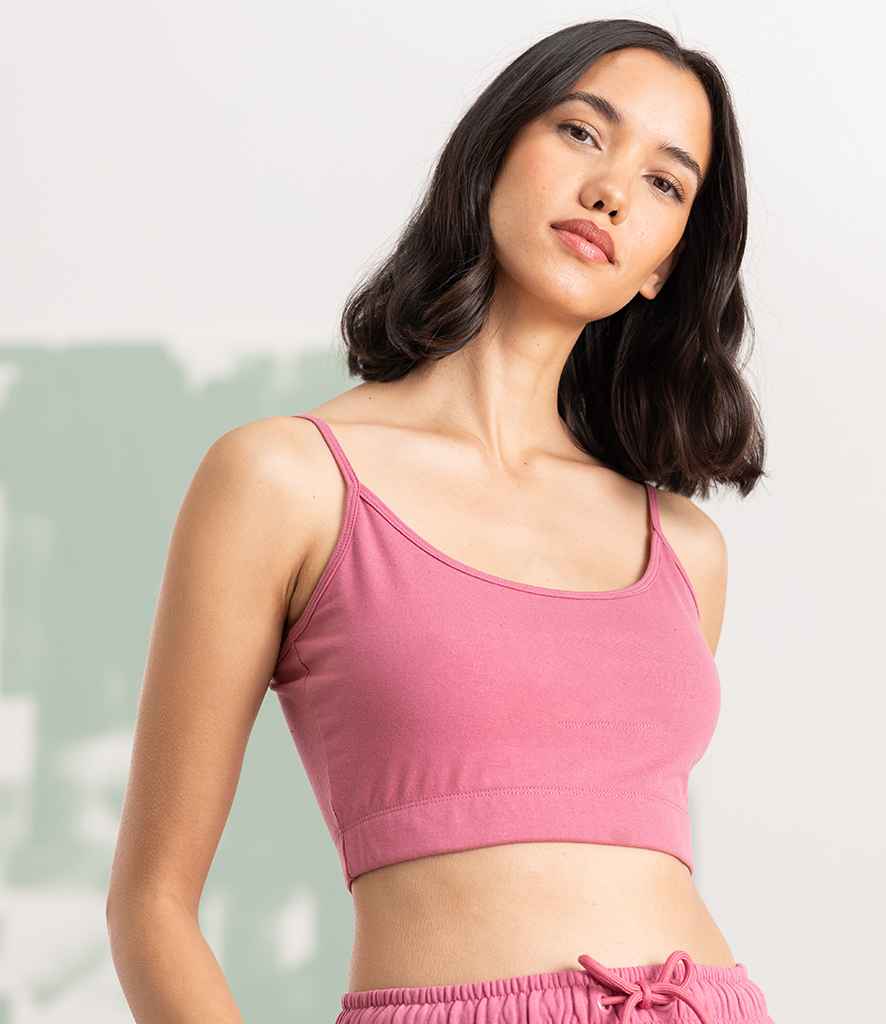 SF Ladies Sustainable Cropped Cami Vest Top