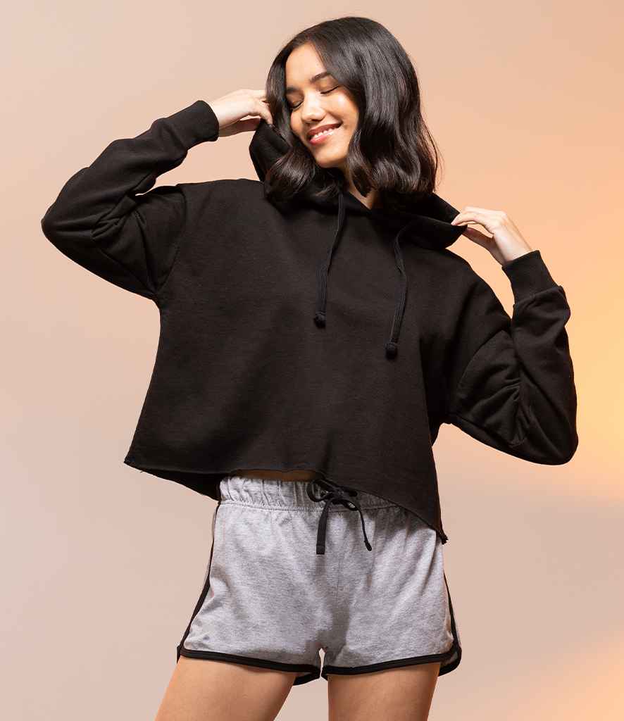 SF Ladies Cropped Slounge Hoodie