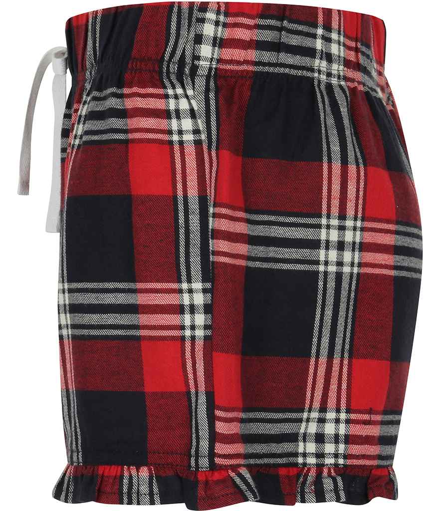 SF Ladies Tartan Frill Shorts LSi