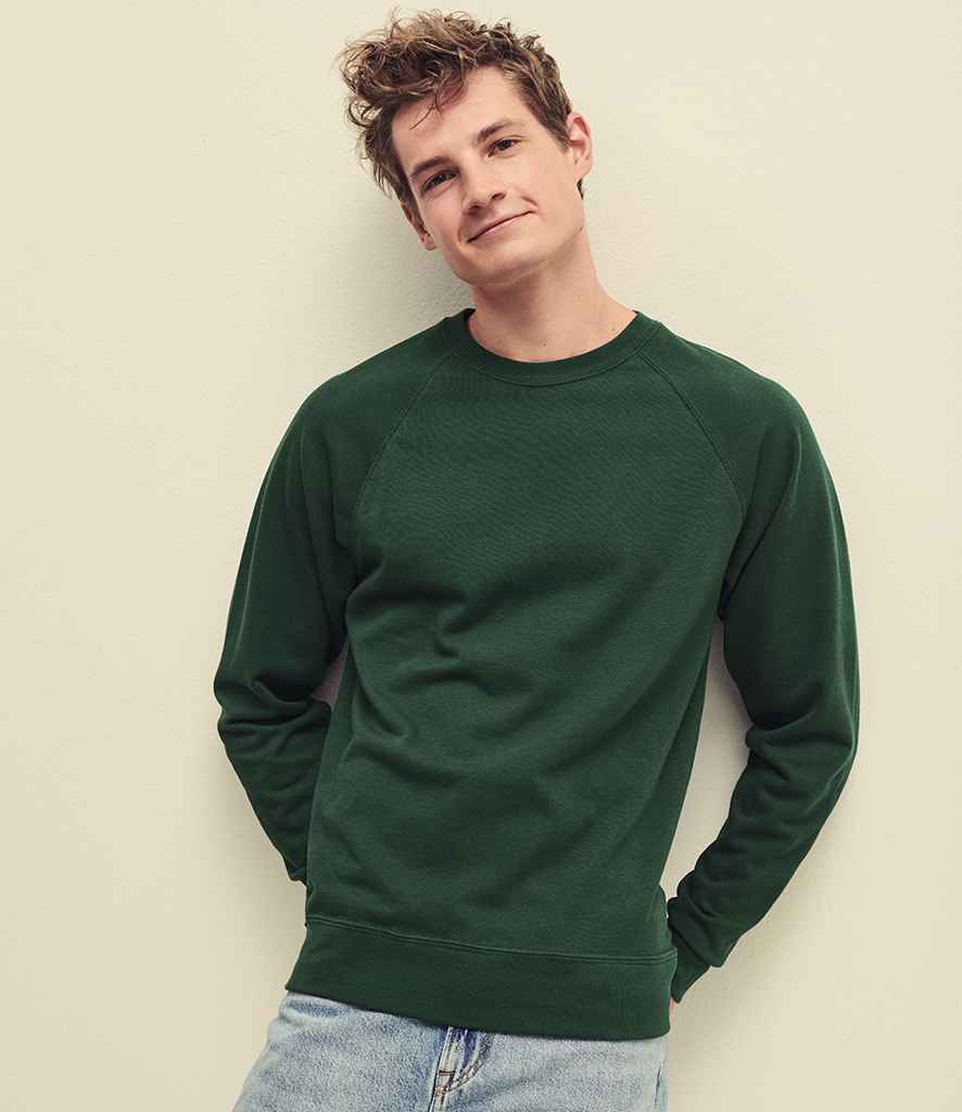 Fruit of the Loom Lightweight Raglan Sweatshirt