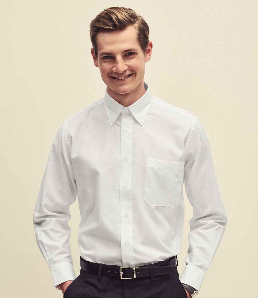 Fruit of the Loom Long Sleeve Oxford Shirt