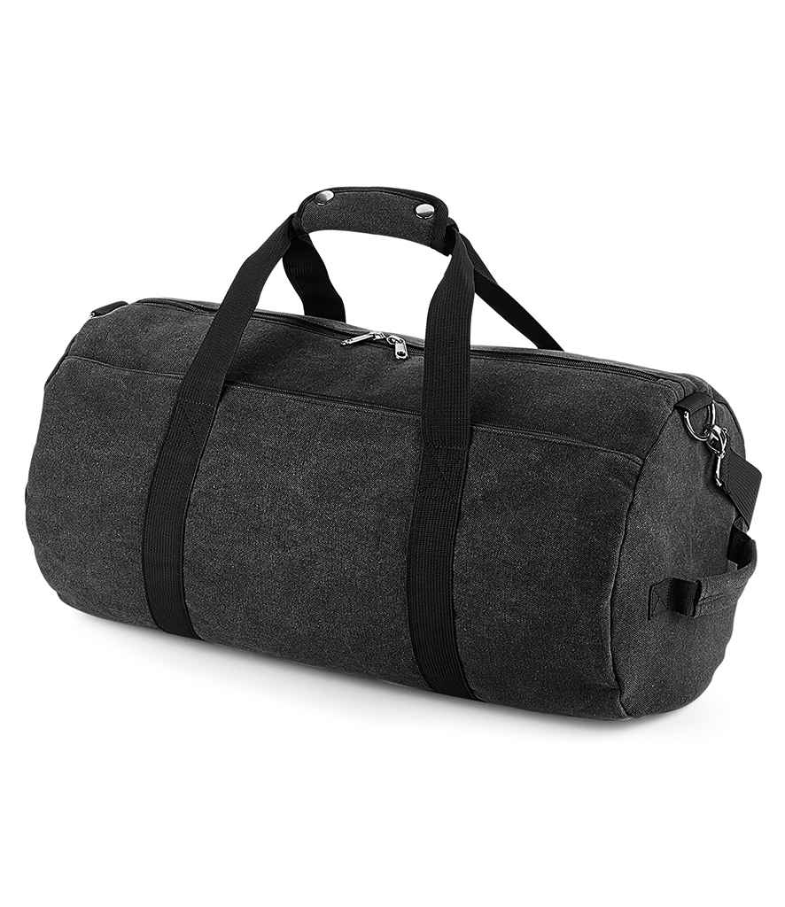 BagBase Vintage Canvas Barrel Bag LSi