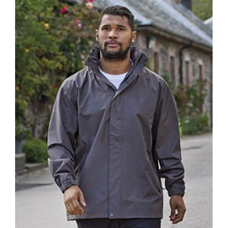 trespass navy waterproof jacket