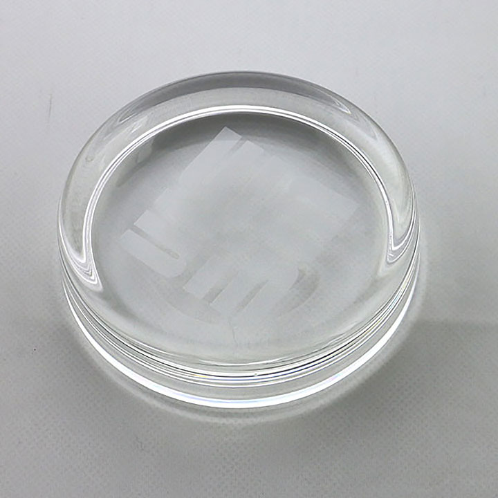 9cm Round Glass Paperweight LSi