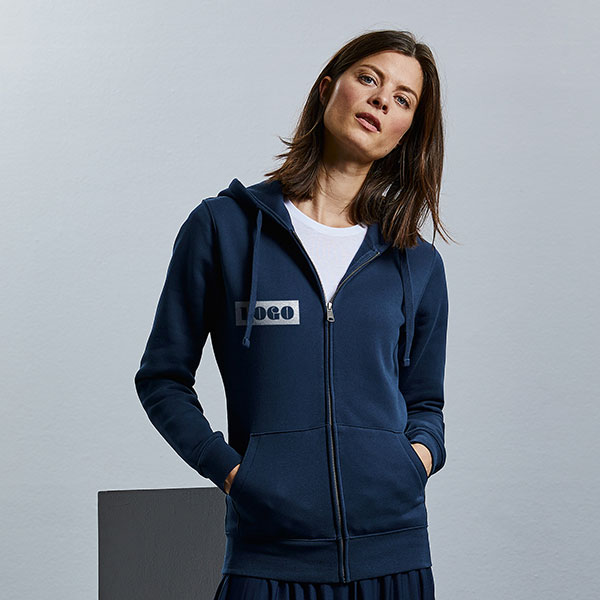 Russell Ladies Authentic Zipped Hood Sweat