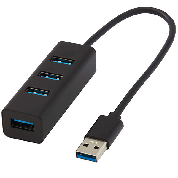 Tekio Rectangular 4Port USB Hub LSi
