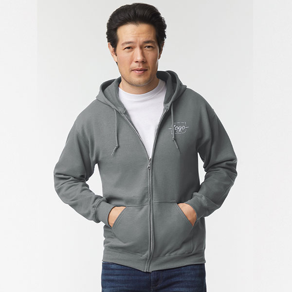 Gildan Full Zip Hooded Sweatshirt