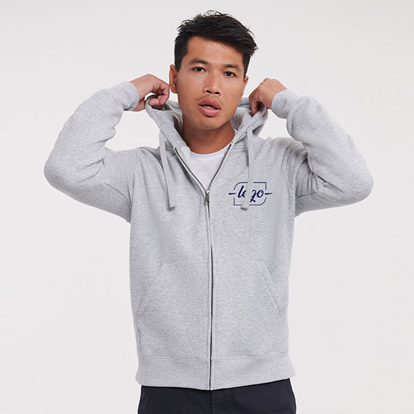 Russell Authentic Zipped Hooded Sweatshirt
