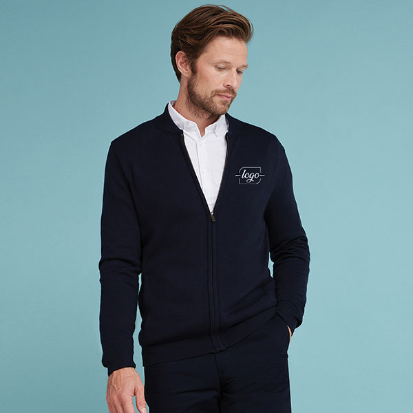 Henbury Unisex Zip Through Cardigan