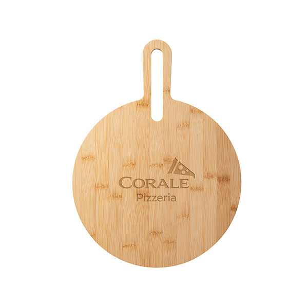 Caraway Round Bamboo Serving Board