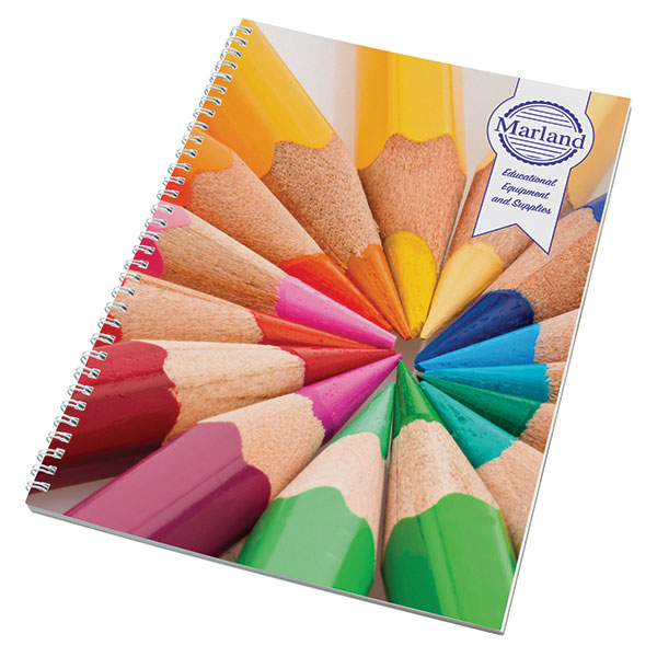 A4 Wiro Smart Card Cover Notepad - Full Colour