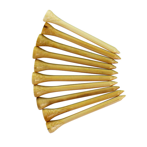 Bag of 70mm Bamboo Golf Tees