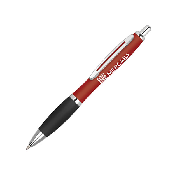 Contour Metal Soft Ballpen - Engraved