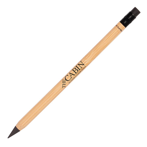Eternity Bamboo Pencil With Eraser = Spot Colour