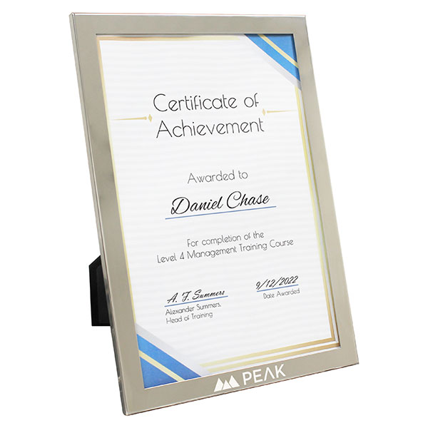 Bravado Bella A4 Certificate Frame