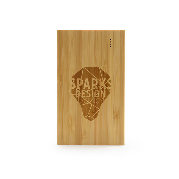 Bamboo Power Bank - Engraved