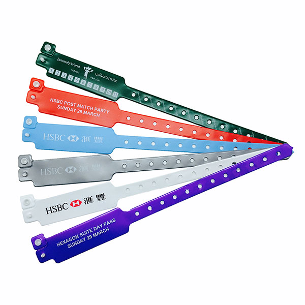 PVC Security Wristband - Spot Colour