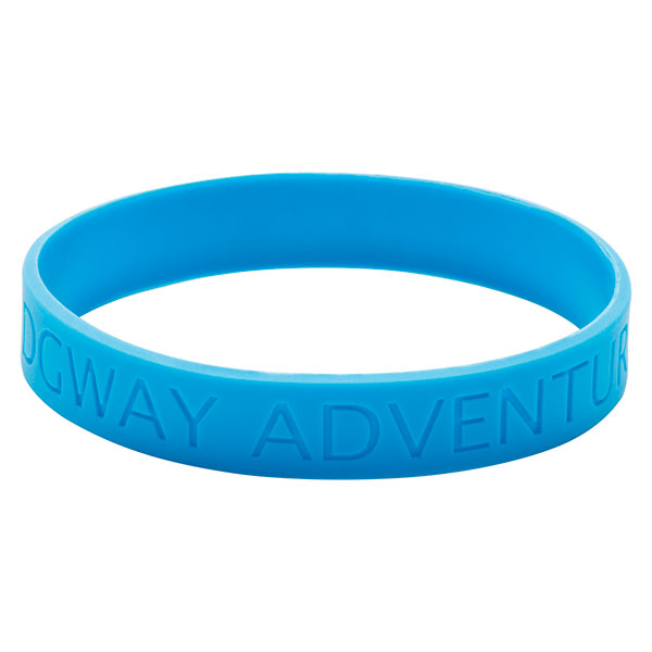 Recessed Silicone Wristband