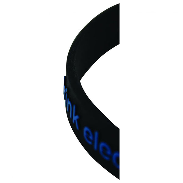 Raised Profile Silicone Wristband