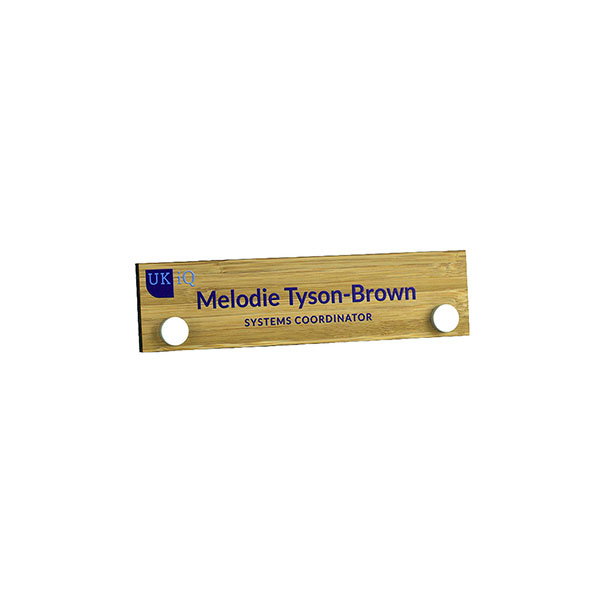 Bamboo Nameplates