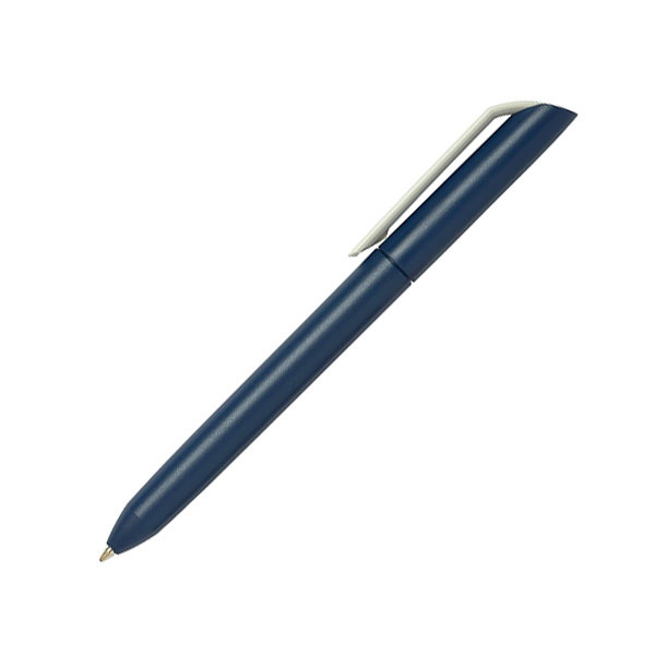 Flow Pure Extra White Clip Ballpen - Spot Colour