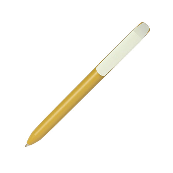 Flow Pure Extra White Clip Ballpen - Full Colour