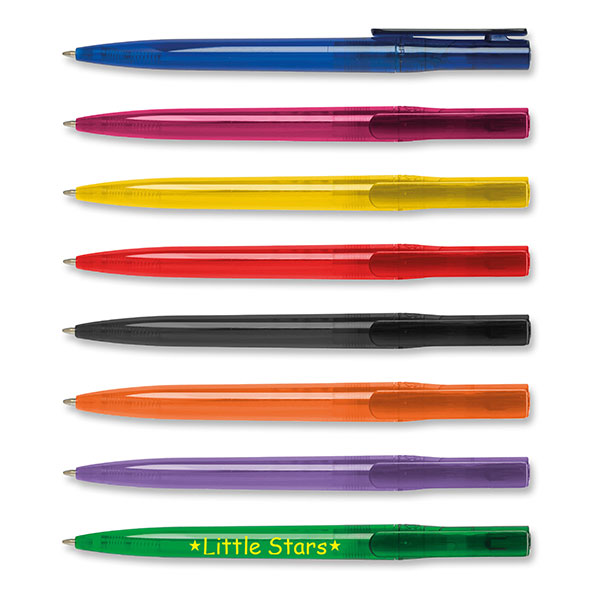 Montreux Transparent Ballpen - Spot Colour