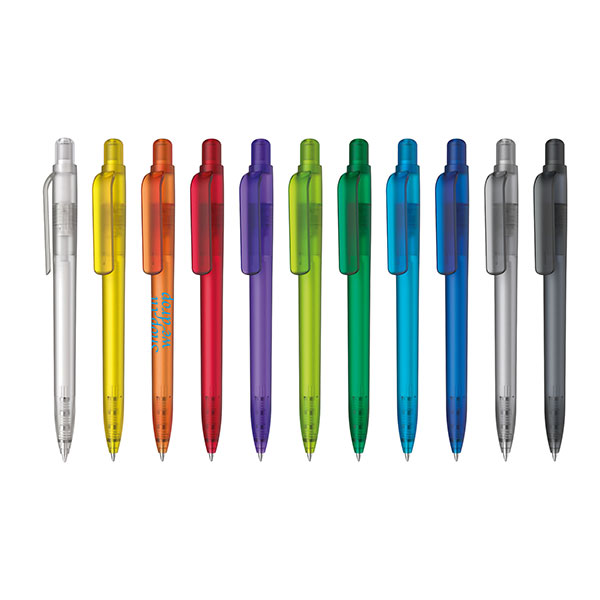 Kind rPET Frost Ballpen - Spot Colour