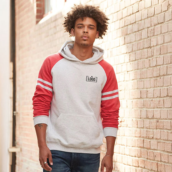 Jerzees NuBlend Varsity Colour-Block Hoodie