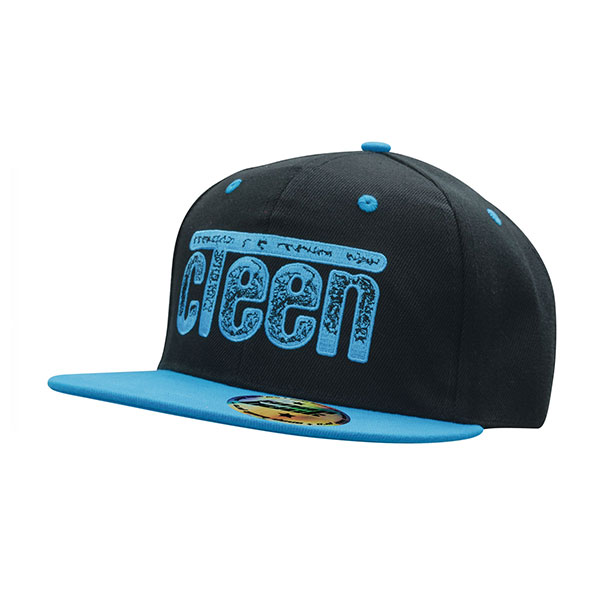 City Premium American 6 Panel Flat Peak Baseball Cap