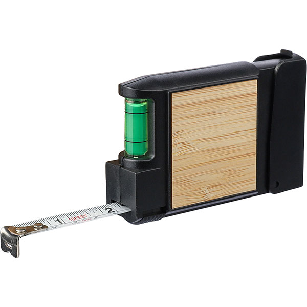3m Tape Measure with Spirit Level - Full Colour
