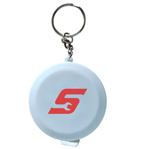 Slimmers/Tailors Measuring Tape Key Ring - 1 Colour