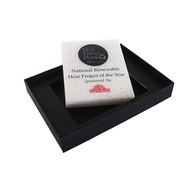 15 x 12.5cm 100% Recycled Acrylic Rectangular Award