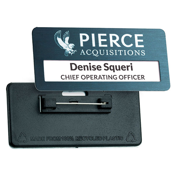 Metal Faced Window Badge