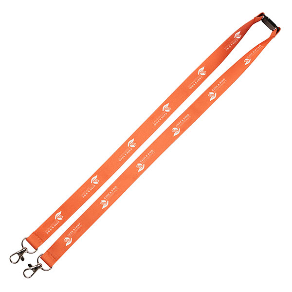 20mm rPET Double Trigger Clip Lanyard