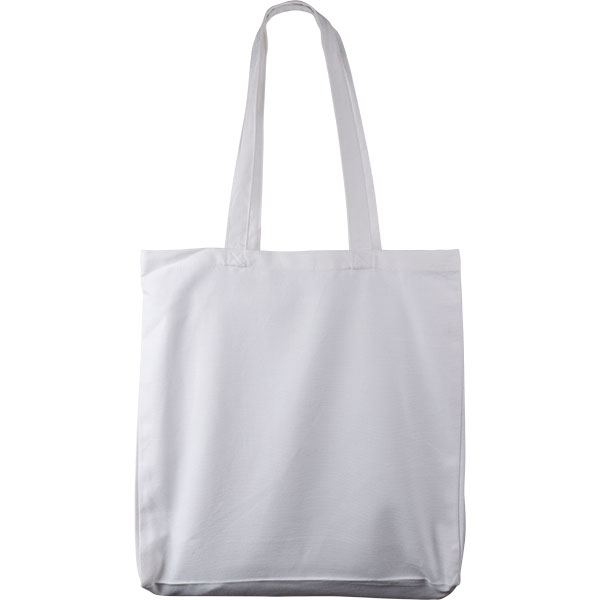 White 8oz Canvas Shopper - 1 Colour