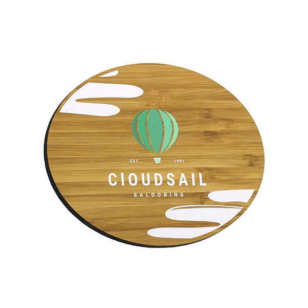 Moso Bamboo Coaster - Full Colour