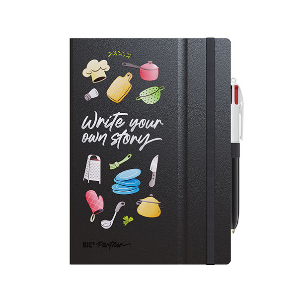BIC A5 Notebook and 4 Colour Ballpen - Full Colour