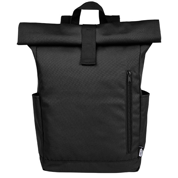 Byron Recycled Roll Top Backpack - Full Colour