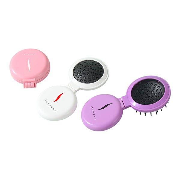 Round Collapsible Hairbrush - 1 Colour