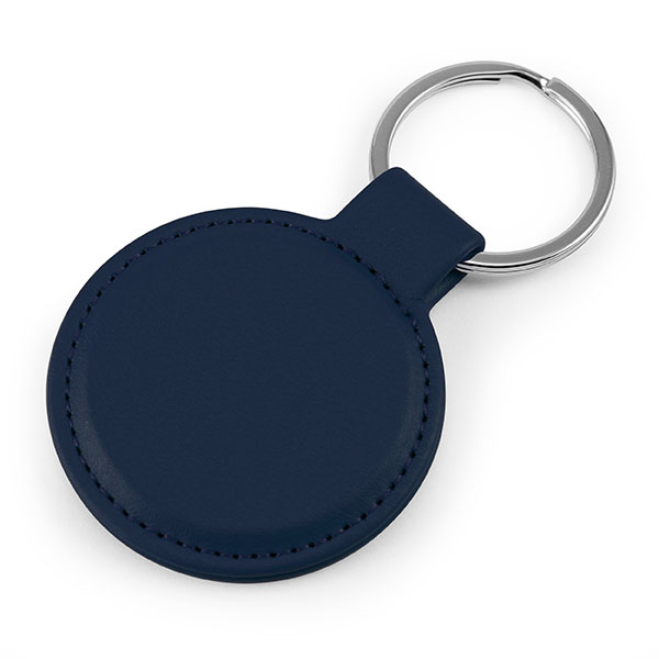 Porto rPET Round Key Ring - Debossed