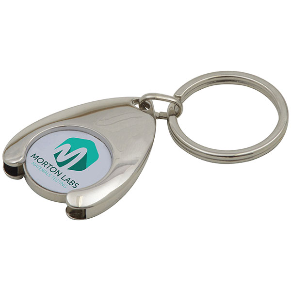 Soft Enamel Trolley Token Key Ring
