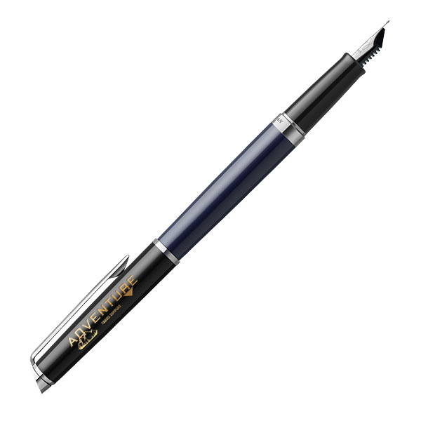 Hemisphere Colour Blocking Fountain Pen - Engraved