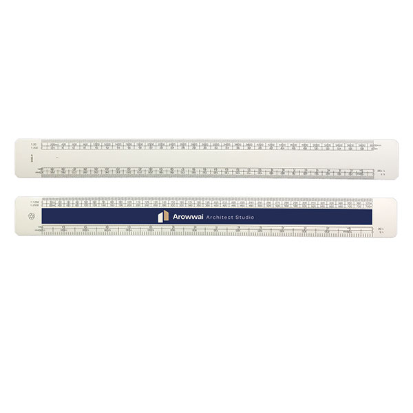 15cm Recycled Architect's Scale Rule - Full Colour