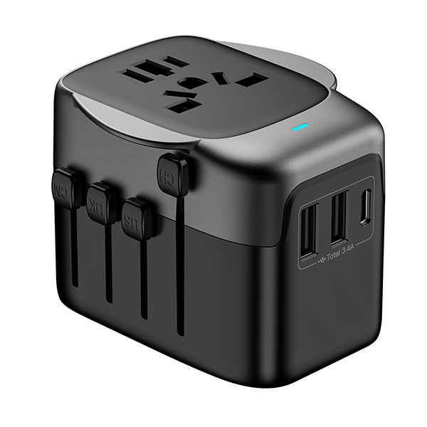 Recycled Plastic Travel Adaptor