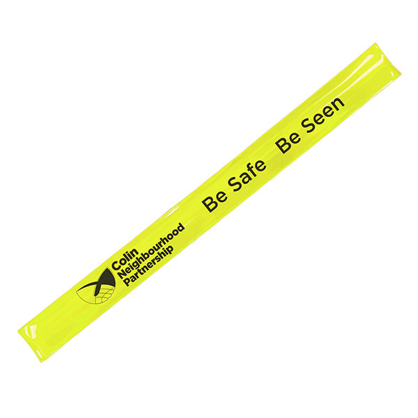 Reflective Slap Bands - Full Colour