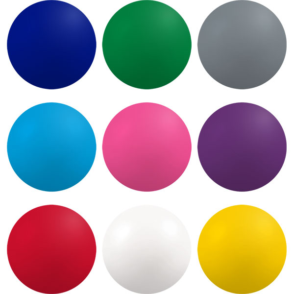 Round Stress Ball - Spot Colour