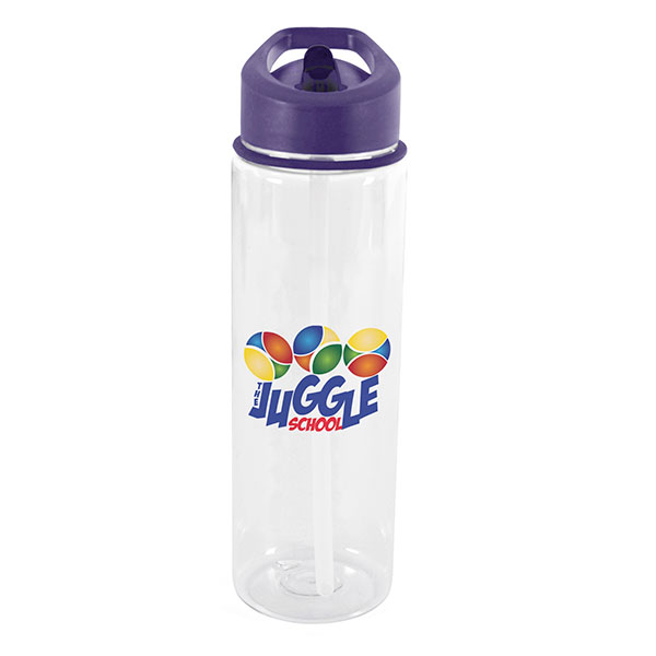 Aqueous Straight Clear Drinks Bottle 725ml - Full Colour